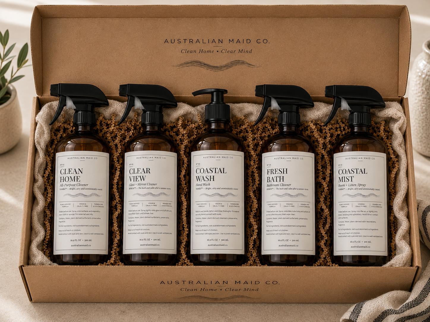 Australian Maid Co. full collection of cleaning products